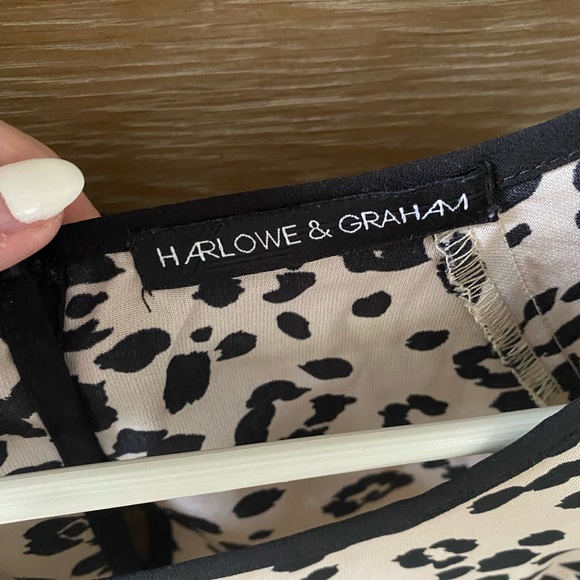 Hawlowe and Graham leopard shirt size medium - Picture 2 of 4